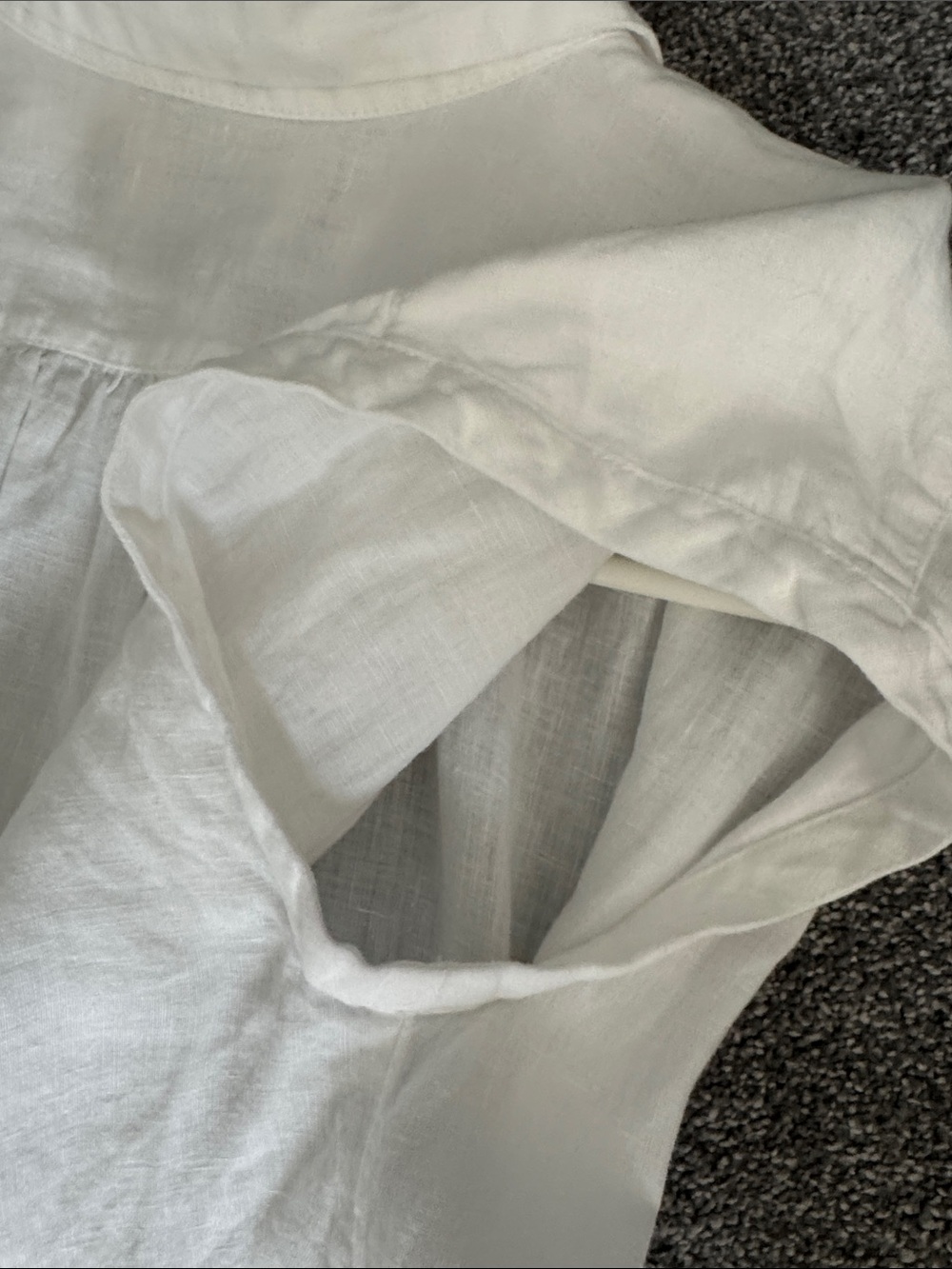 Women’s JCrew linen white shirt - Picture 7 of 8